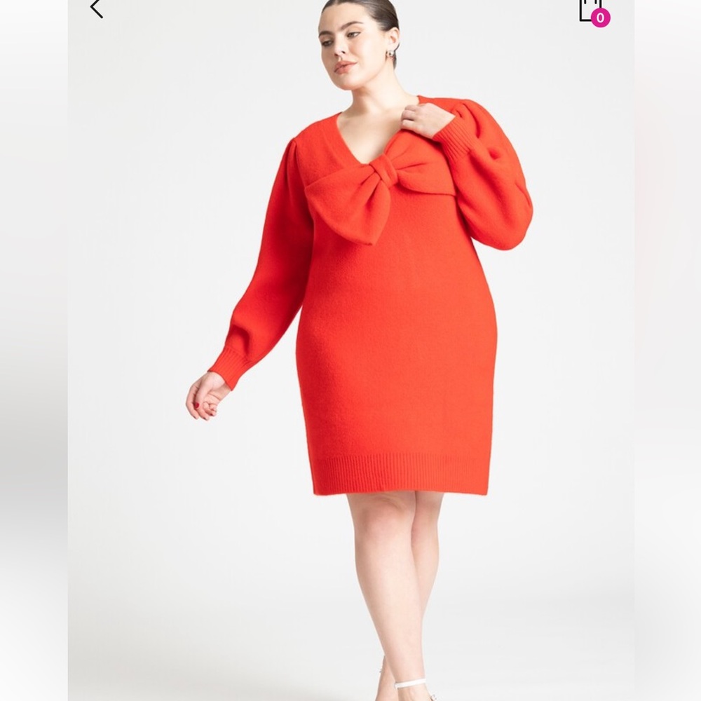 Great Dress!!! New with Tags! - Eloquii Red Sweater Dress